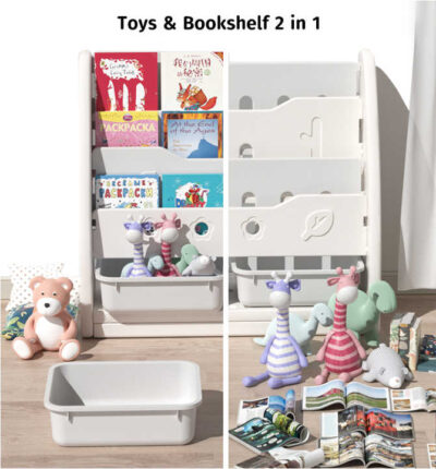 Hb5ae441934644acc813b0f4e72e5a8a44.jpg_720x720q50.jpg MIGO BEAR Kids Bookshelf Organizer