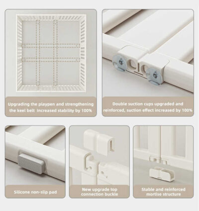 MIGO Bear Kids Playpen Storage Set